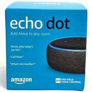 Amazon Echo Dot (3rd Generation) Smart Speaker with Alexa - Charcoal